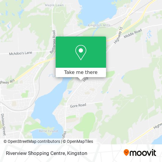 Riverview Shopping Centre plan