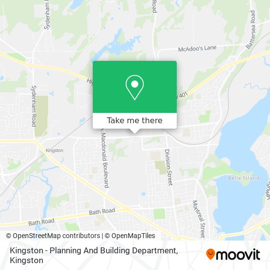 Kingston - Planning And Building Department map