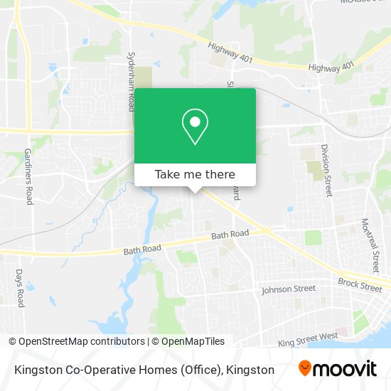 Kingston Co-Operative Homes (Office) map