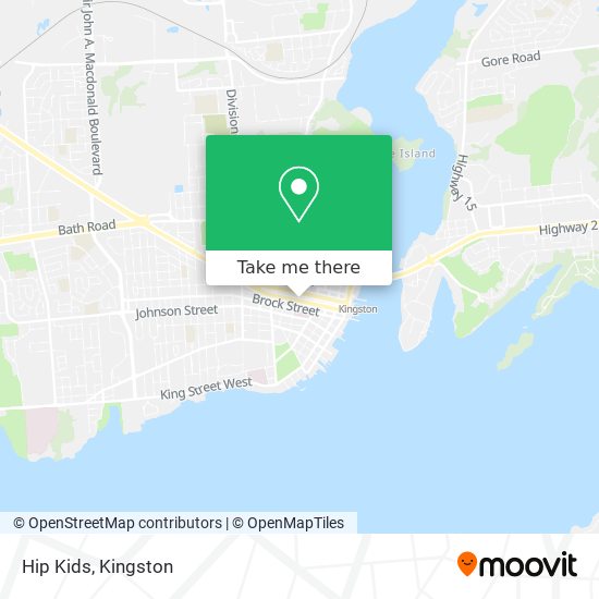 Hip Kids map