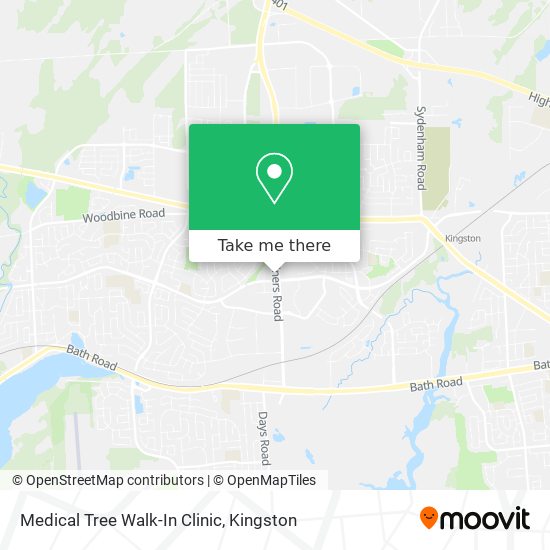 Medical Tree Walk-In Clinic map