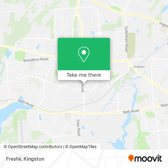 Freshii map