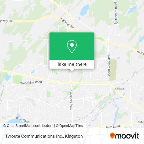 Tyroute Communications Inc. map