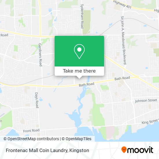 Frontenac Mall Coin Laundry map