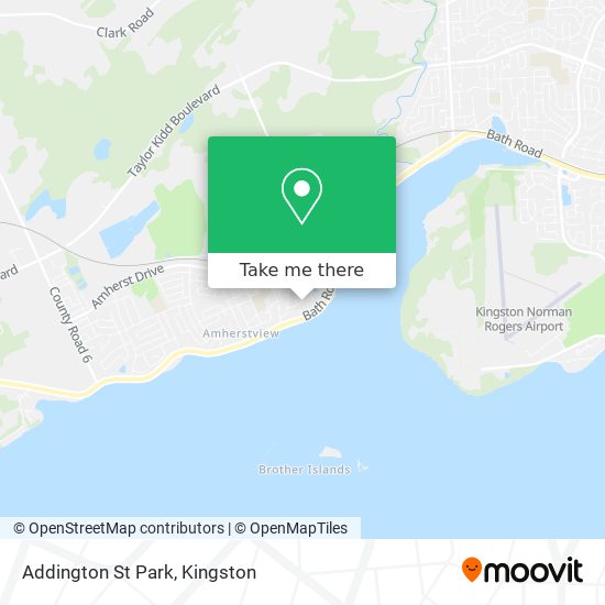 Addington St Park map