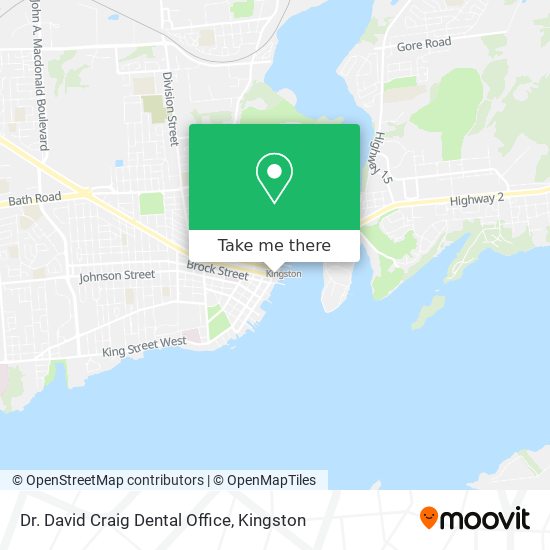 Dr. David Craig Dental Office map