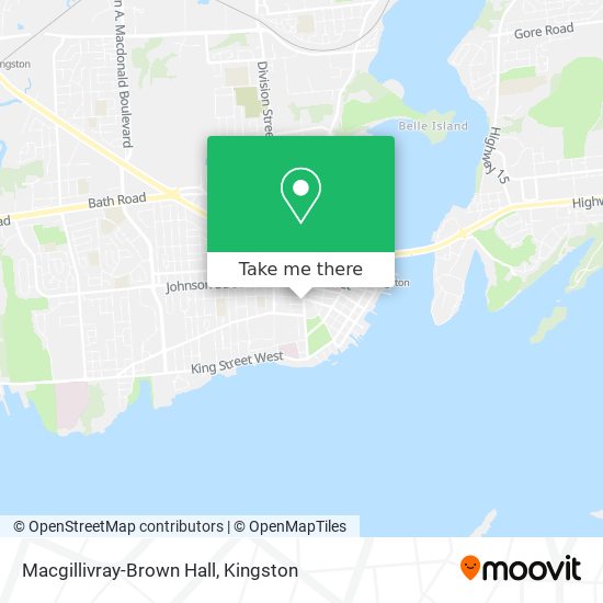 Macgillivray-Brown Hall map