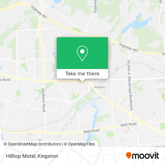 Hilltop Motel map