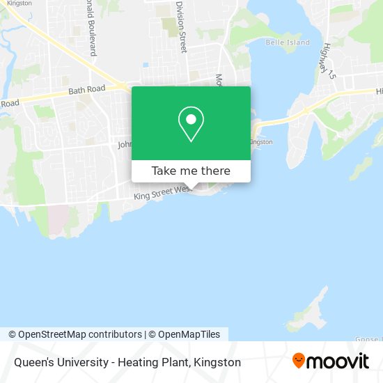 Queen's University - Heating Plant map