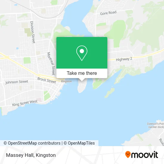 Massey Hall map
