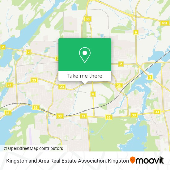 Kingston and Area Real Estate Association map