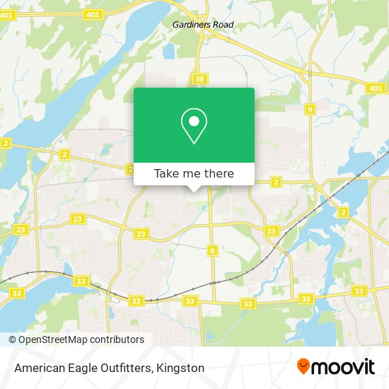 American Eagle Outfitters map