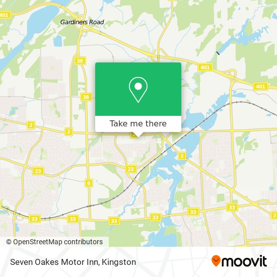 Seven Oakes Motor Inn map