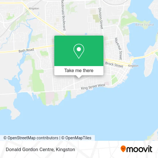 Donald Gordon Centre map