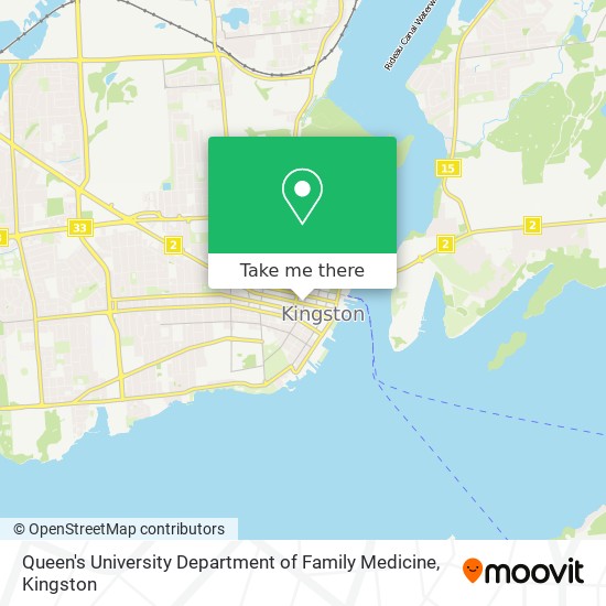 Queen's University   Department of Family Medicine map