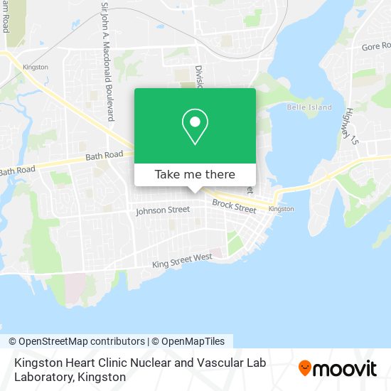 Kingston Heart Clinic Nuclear and Vascular Lab Laboratory map
