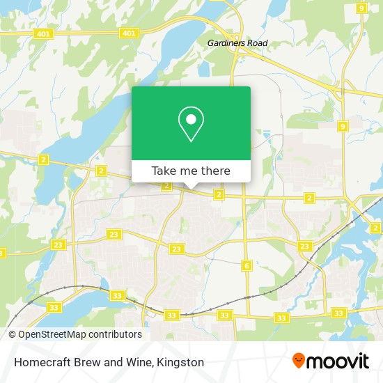 Homecraft Brew and Wine map