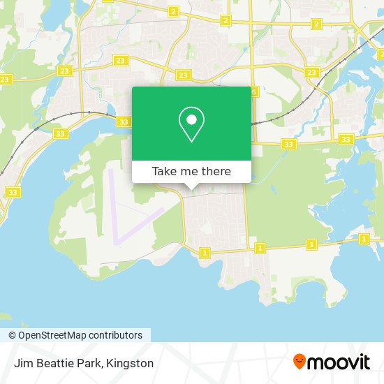 Jim Beattie Park map