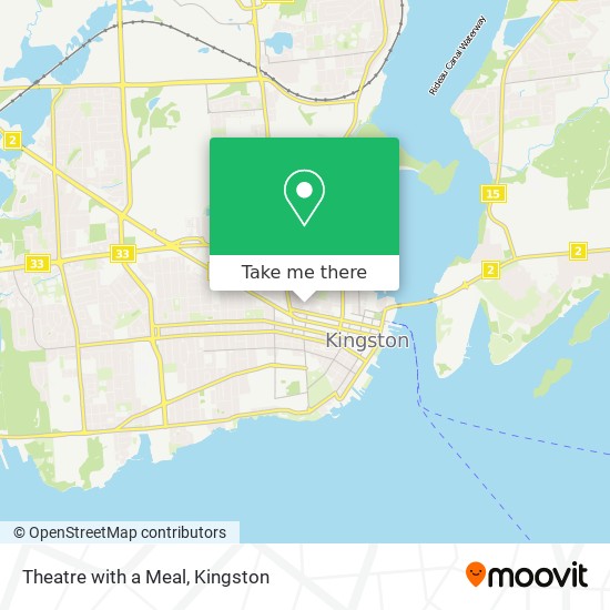 Theatre with a Meal map