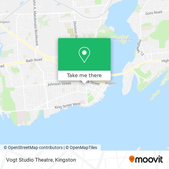 Vogt Studio Theatre map