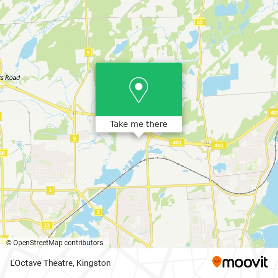 L'Octave Theatre map