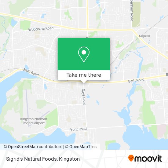 Sigrid's Natural Foods map