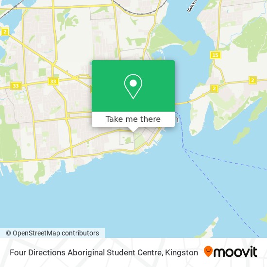 Four Directions Aboriginal Student Centre map