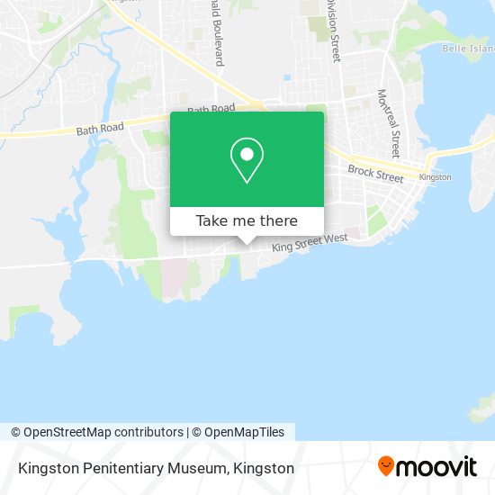 Kingston Penitentiary Museum map