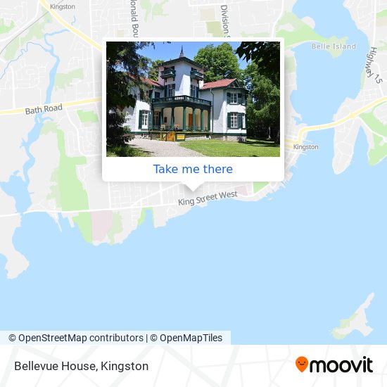 Bellevue House map