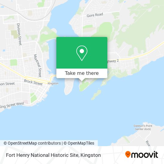 Fort Henry National Historic Site map