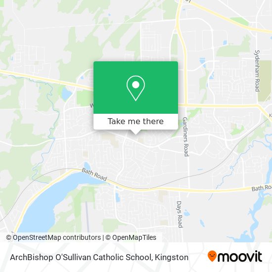 ArchBishop O'Sullivan Catholic School map