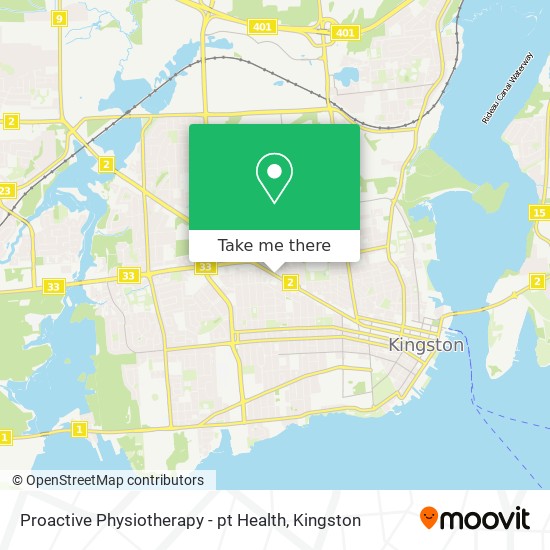 Proactive Physiotherapy - pt Health map