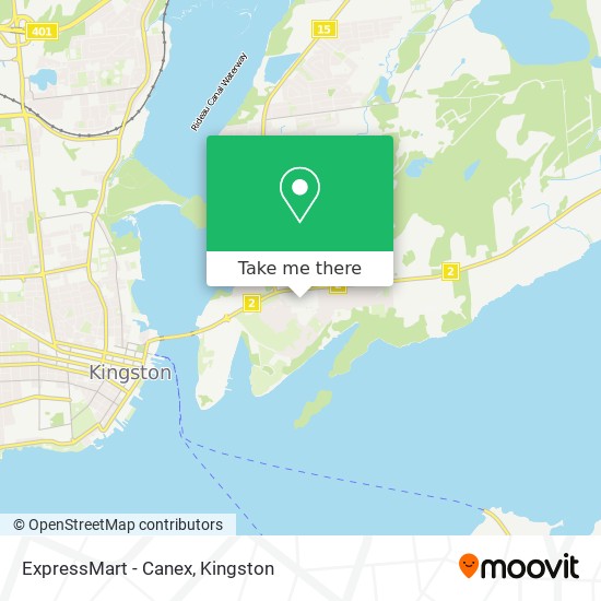 ExpressMart - Canex map