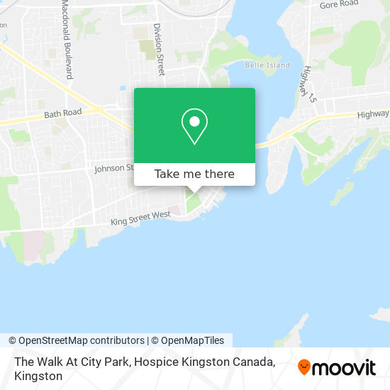 The Walk At City Park, Hospice Kingston Canada plan