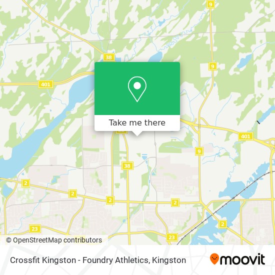 Crossfit Kingston - Foundry Athletics map