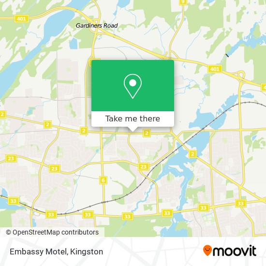 Embassy Motel map