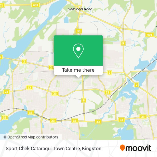 Sport Chek Cataraqui Town Centre map