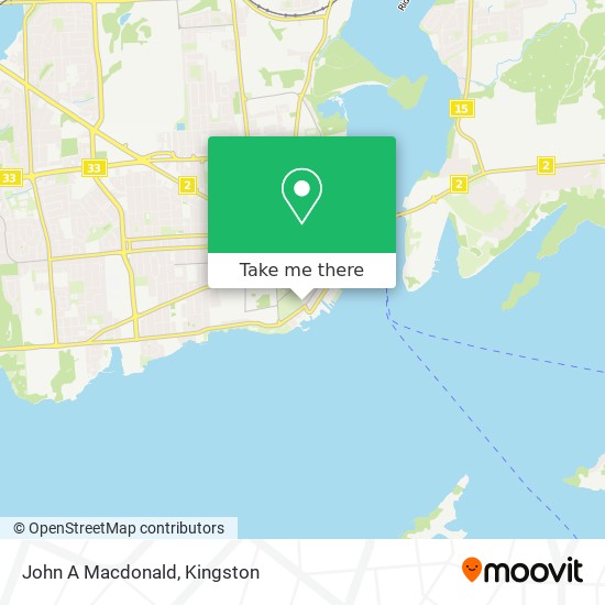 John A Macdonald map