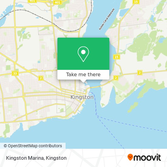 Kingston Marina map