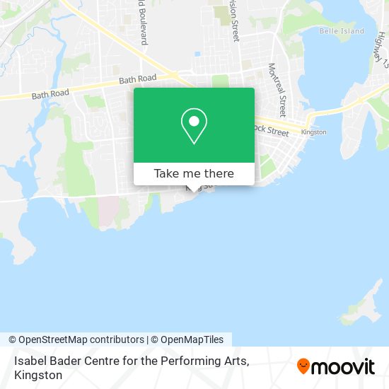 Isabel Bader Centre for the Performing Arts map