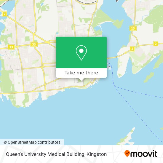 Queen's University Medical Building map