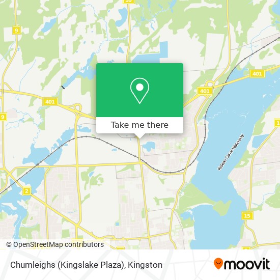 Chumleighs (Kingslake Plaza) map