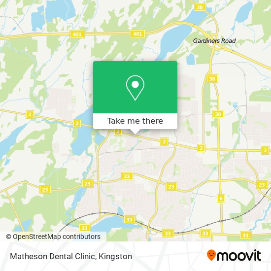 Matheson Dental Clinic map