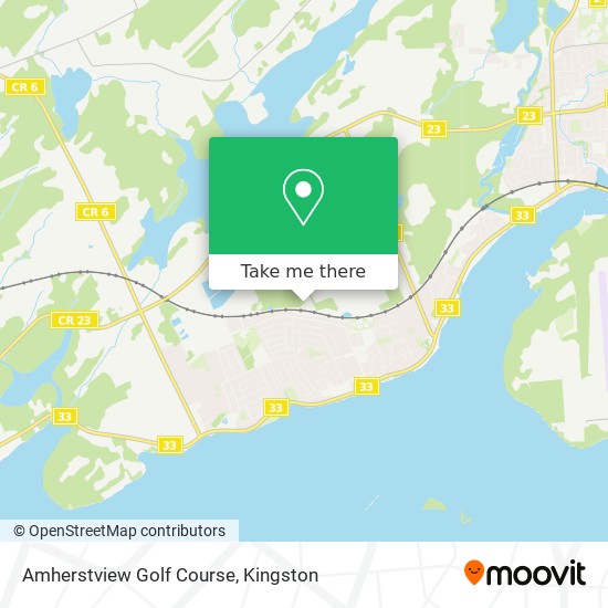 Amherstview Golf Course map