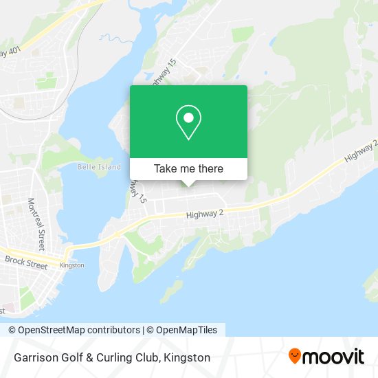 Garrison Golf & Curling Club map