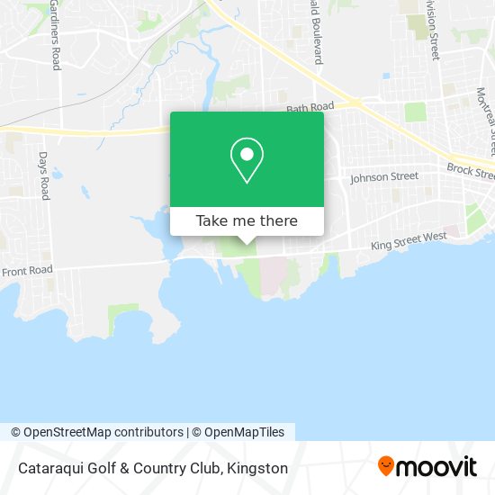 Cataraqui Golf & Country Club map