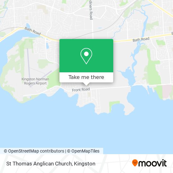 St Thomas Anglican Church map