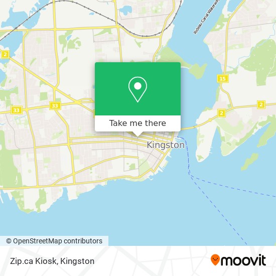 Zip.ca Kiosk map