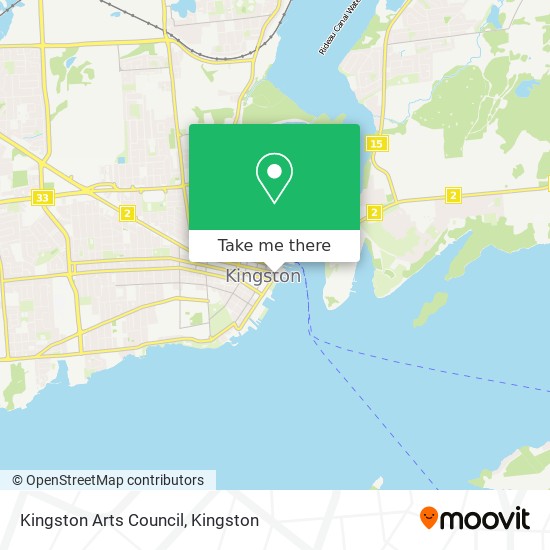 Kingston Arts Council map