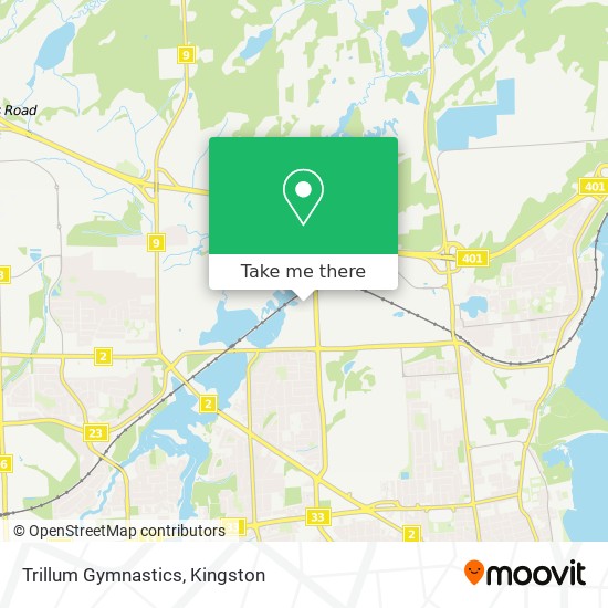 Trillum Gymnastics map